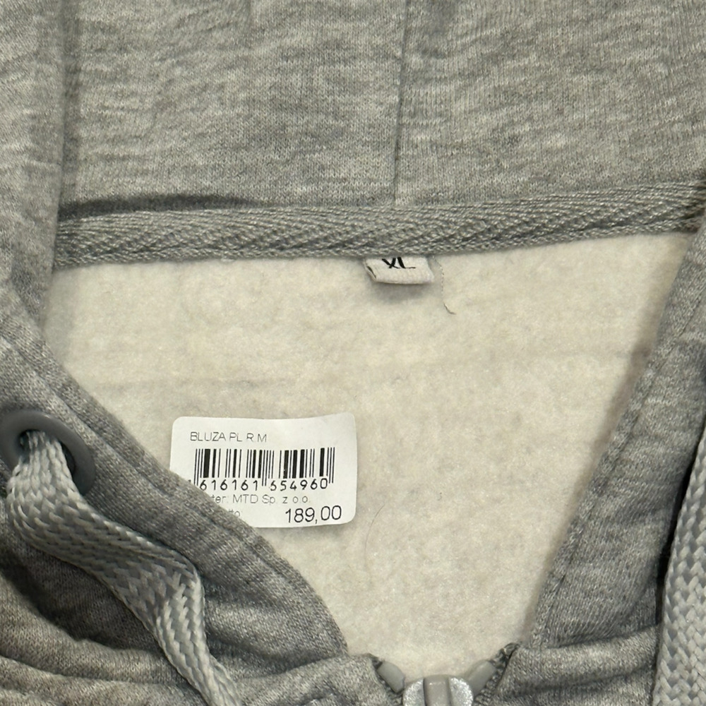 MTD Sp. z o.o. Krakow Polska Gray Zip-Up Hoodie Sweatshirt Size XL - Picture 6 of 7